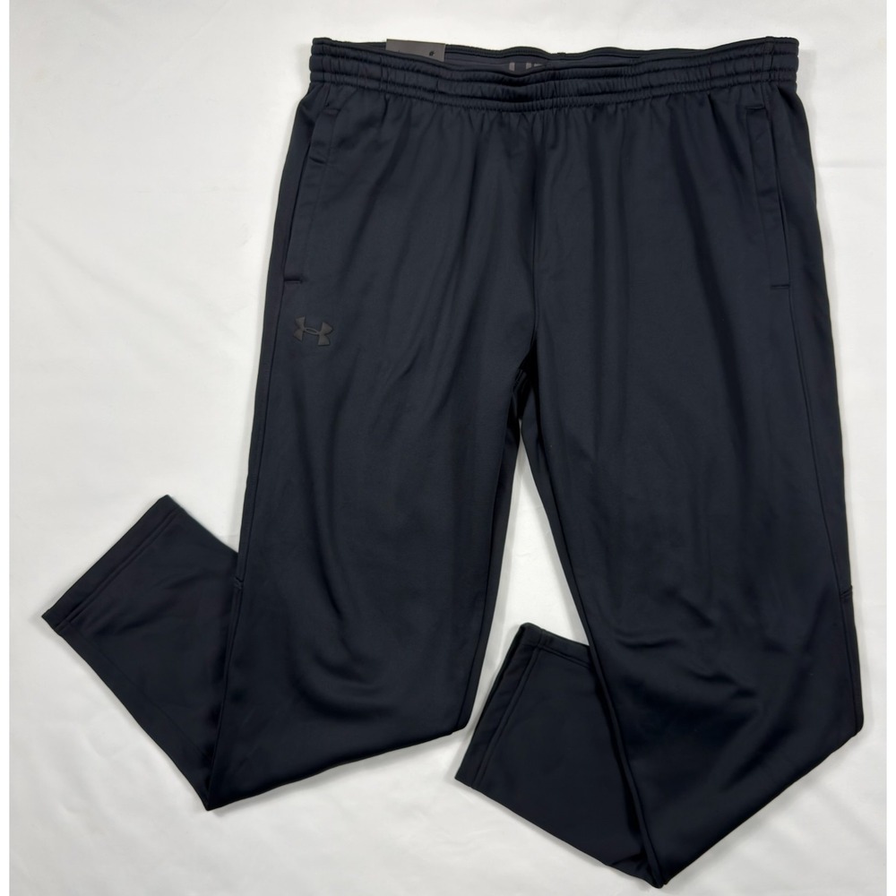 Under Armour ColdGear Mens XXL Black Tapered Training Pants Loose Fit NWT